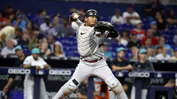 Diamondbacks Catcher Gabriel Moreno Unleashes a Throw